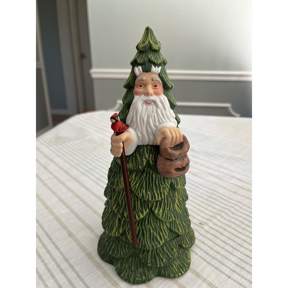 Dept 56 Father Pine Revolving Musical Santa Christmas Tree 0  Tannenbaum TESTED